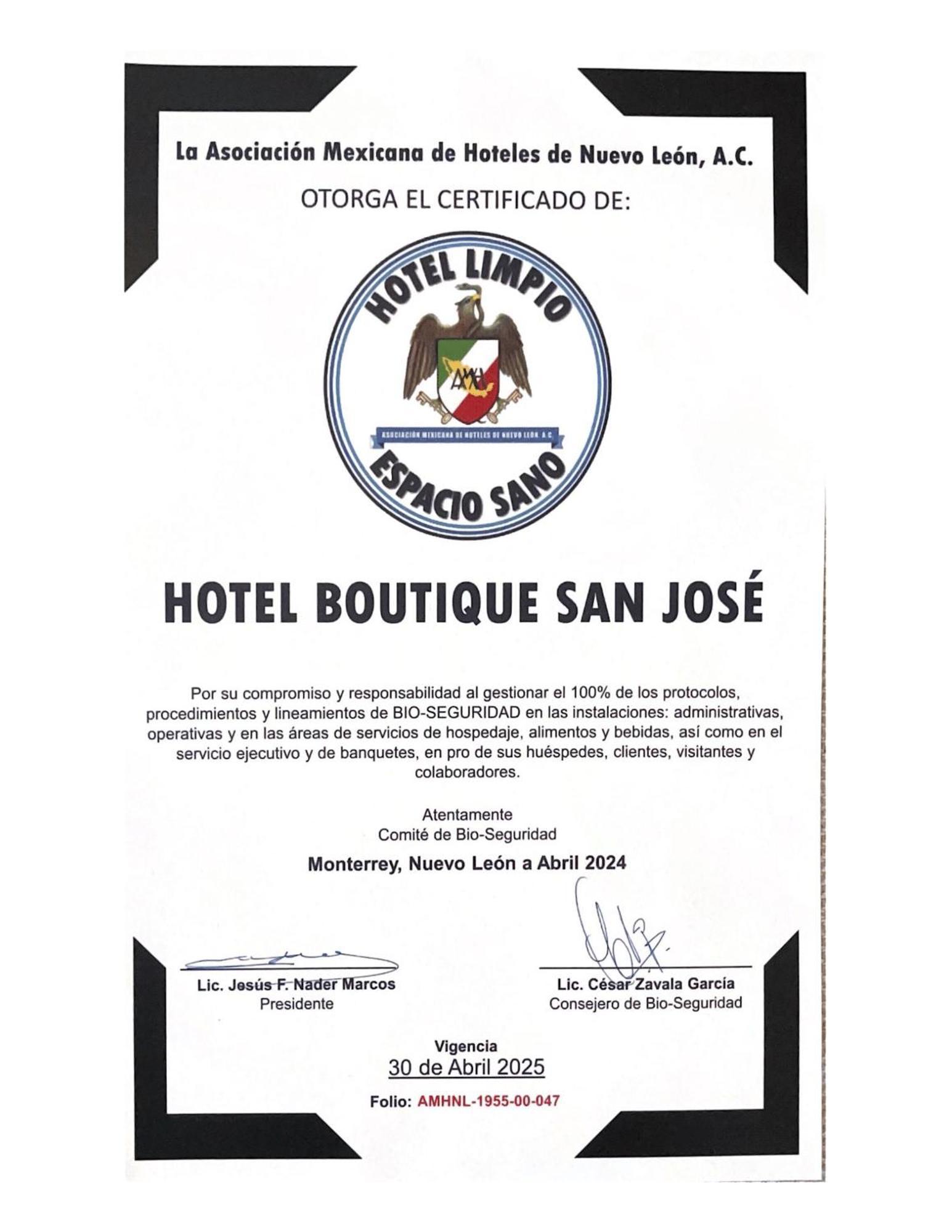 San José Suites Boutique Linares Esterno foto